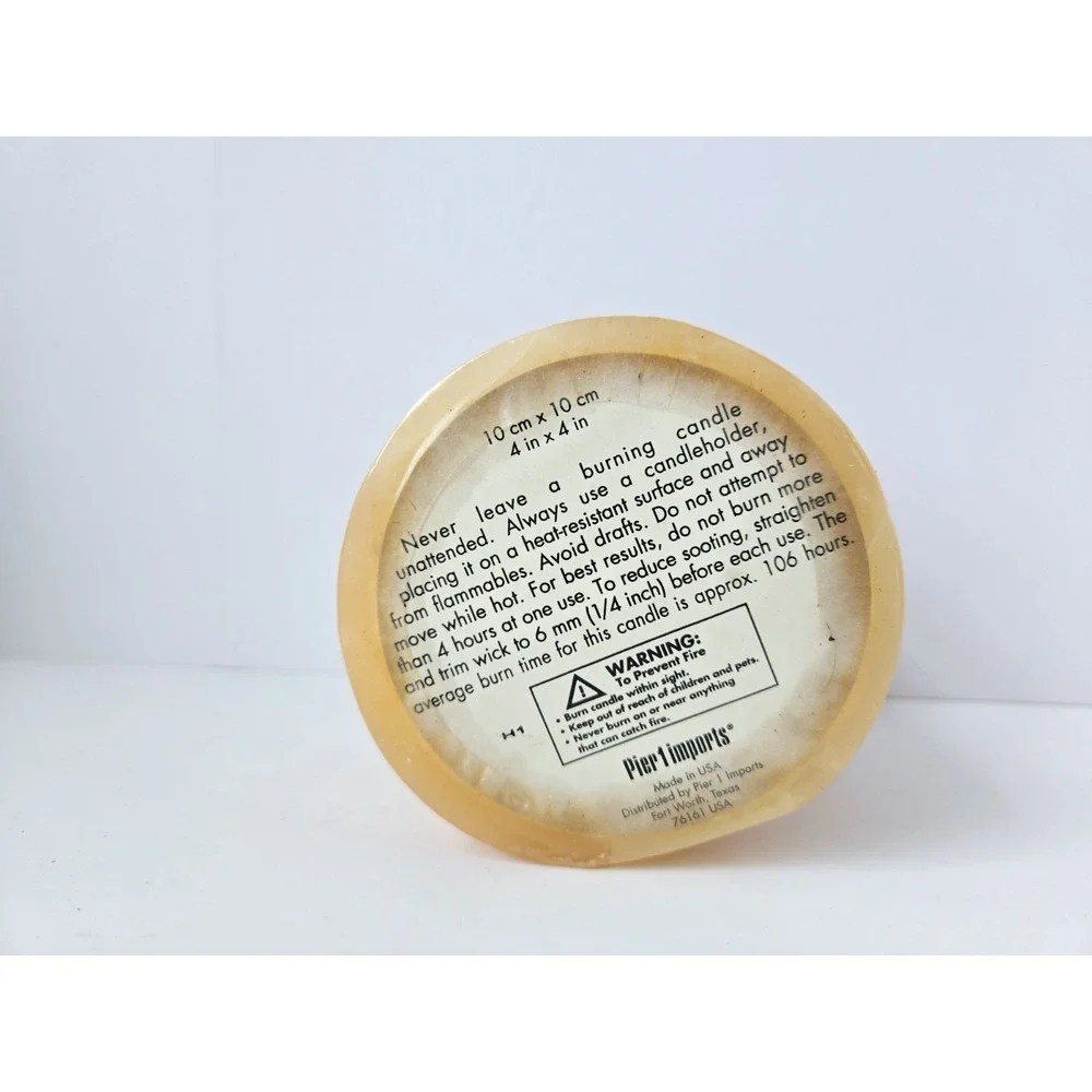 Pier‎ 1 large pillar candle unburnt Multiples 4x4